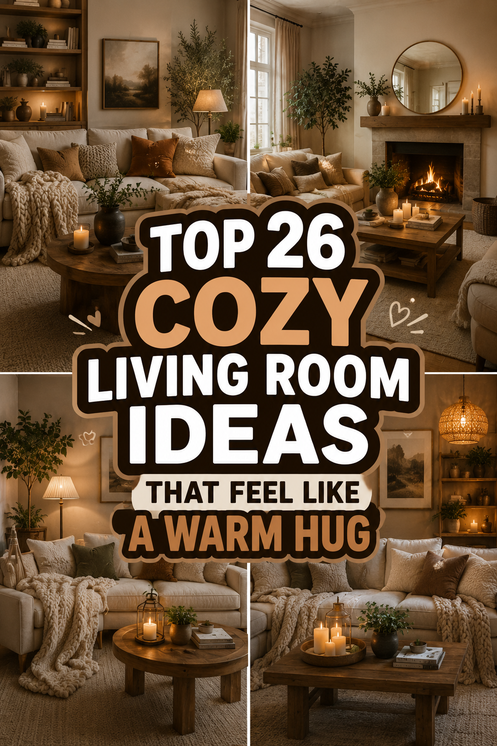 26 Cozy Living Room Ideas That Make Your Home Feel Warm