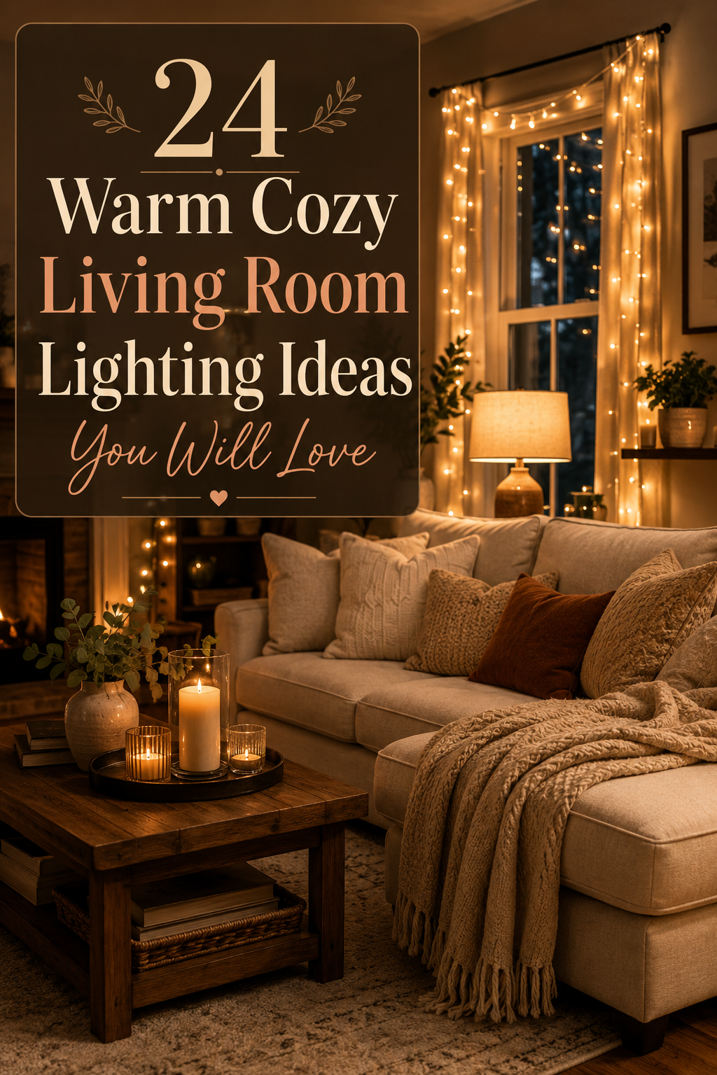 24 Warm Cozy Living Room Lighting Ideas You Will Love