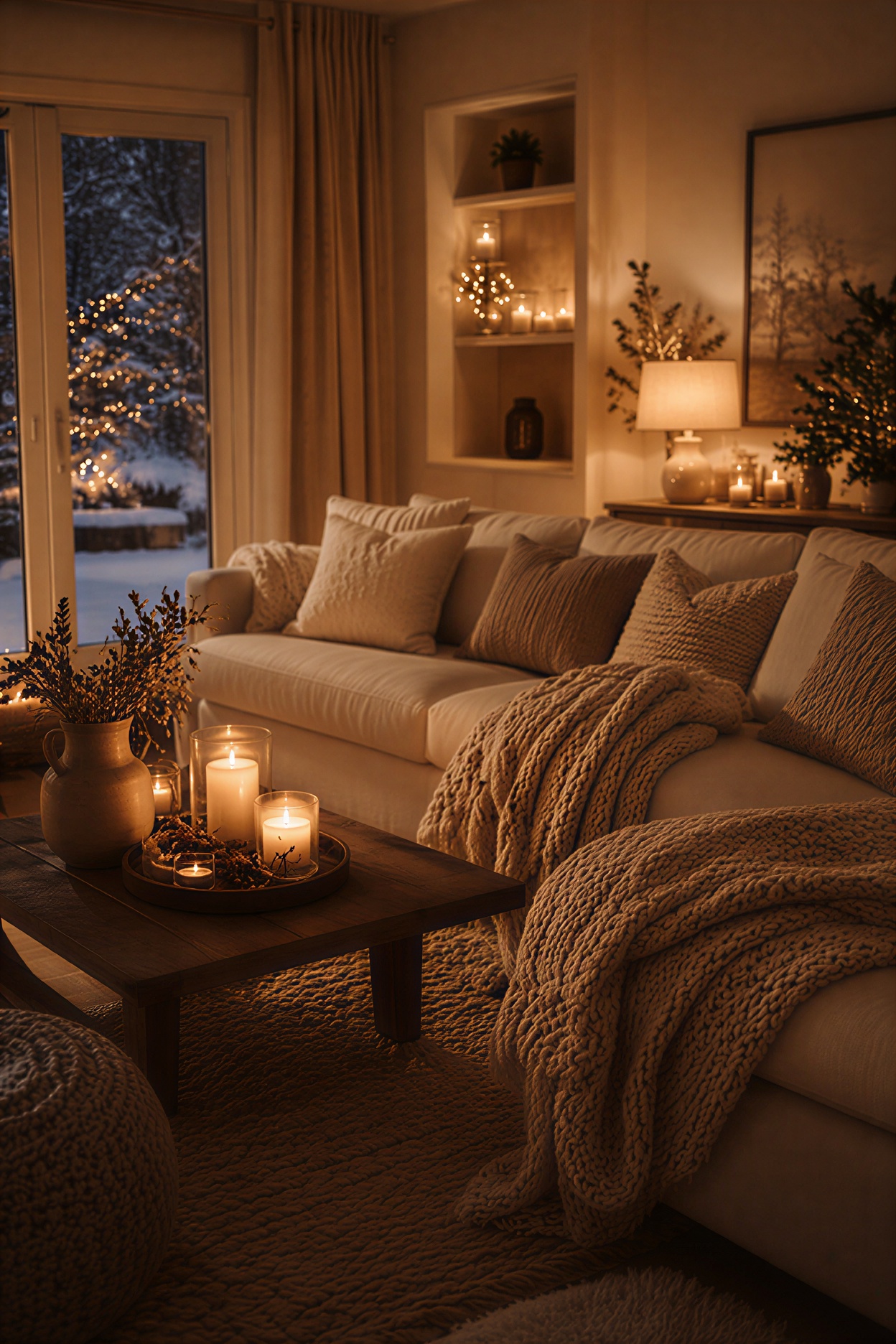 Seating Ideas in Cozy Living Room for a Comfortable Conversation Space