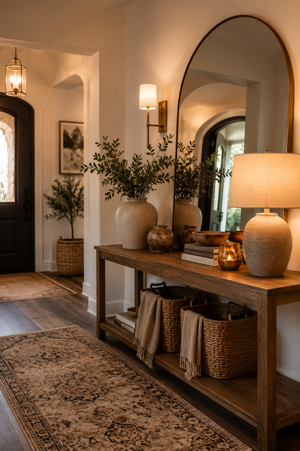 16 Warm Entryway Home Decor Ideas