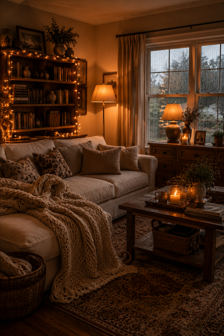 15 Rainy Day Cozy Living Room Ideas That Make You Never Want to Go Outside β inspiration 5 of 15