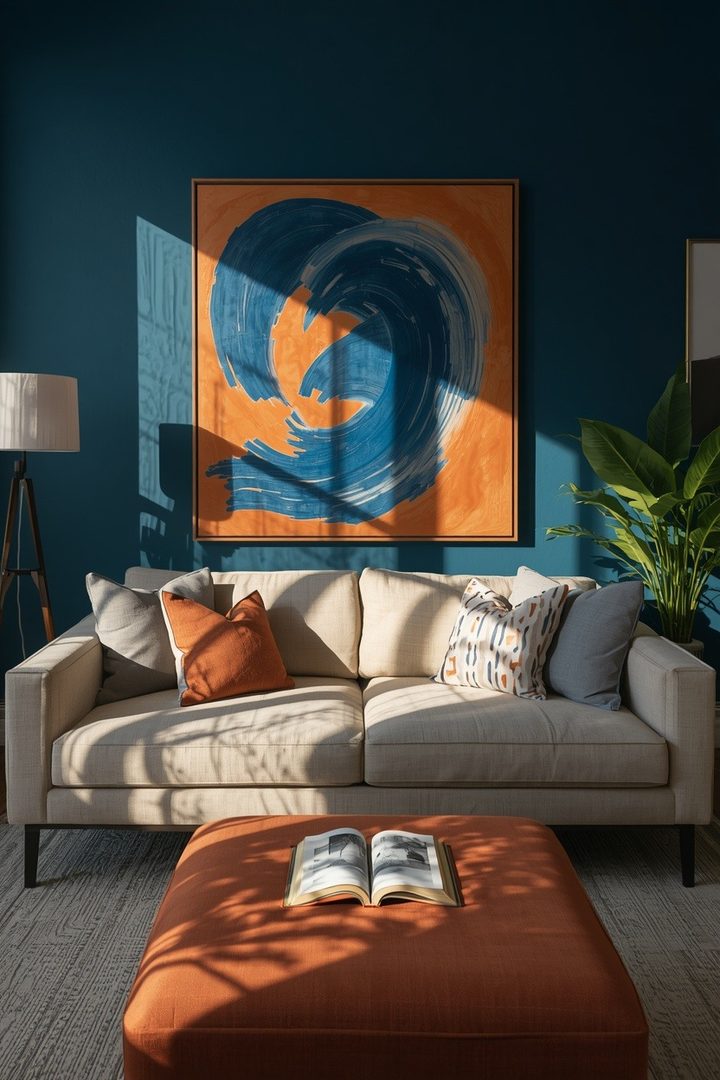 40 Blue and Orange Home Decor Ideas to Create a Stunning Home — inspiration 26 of 40