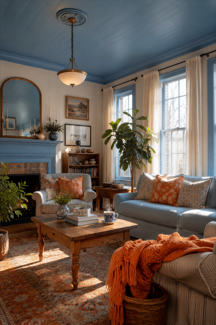 40 Blue and Orange Home Decor Ideas to Create a Stunning Home — inspiration 29 of 40