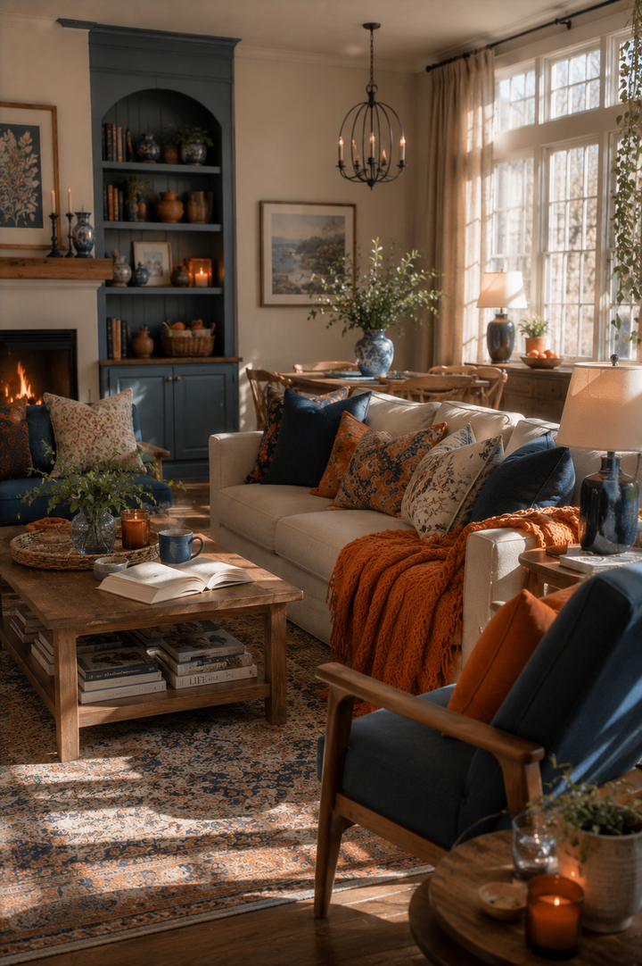 40 Blue and Orange Home Decor Ideas to Create a Stunning Home — inspiration 40 of 40