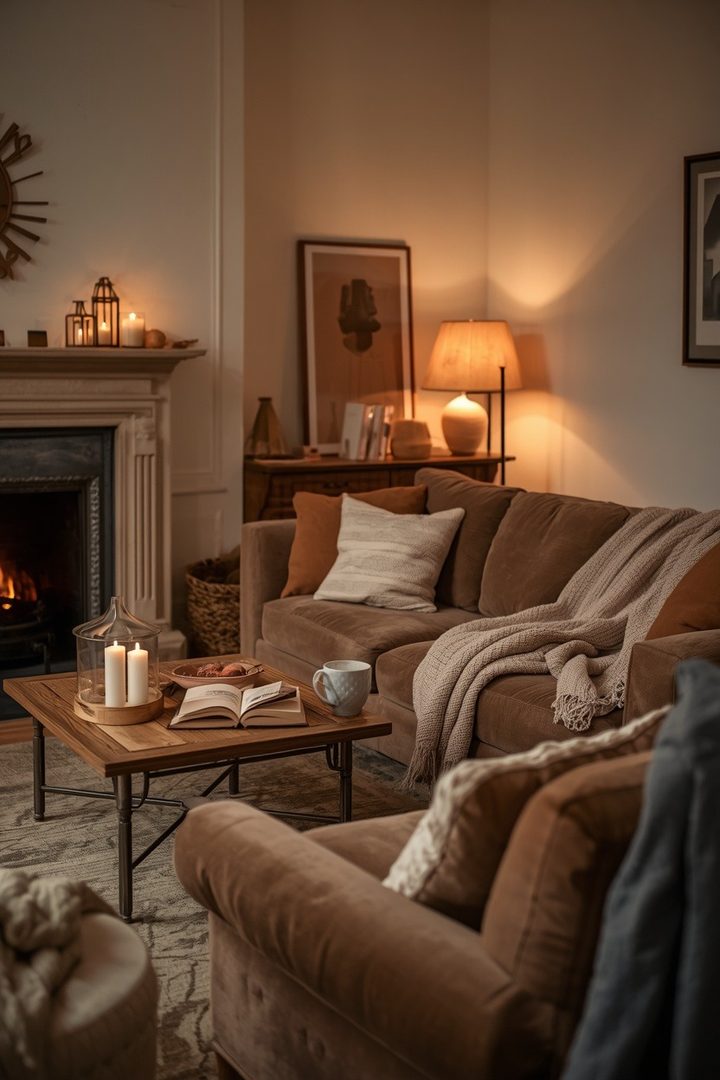 17 Cozy Living Room Ideas with Blankets, Candles, and Soft Lighting β inspiration 16 of 17