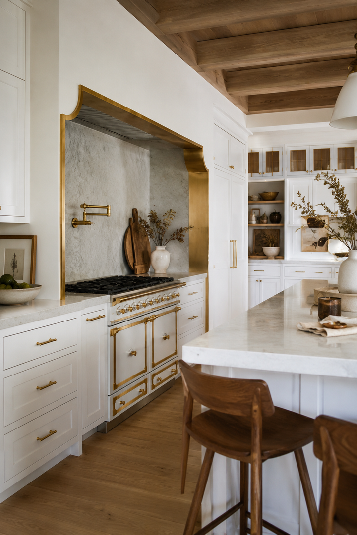 25 White Kitchen Design Ideas with Gold Accents for a Luxurious Look — inspiration 23 of 25