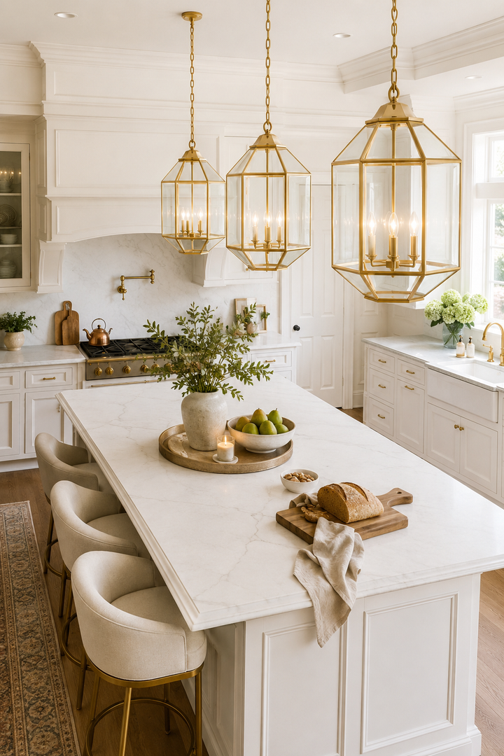 25 White Kitchen Design Ideas with Gold Accents for a Luxurious Look — inspiration 22 of 25