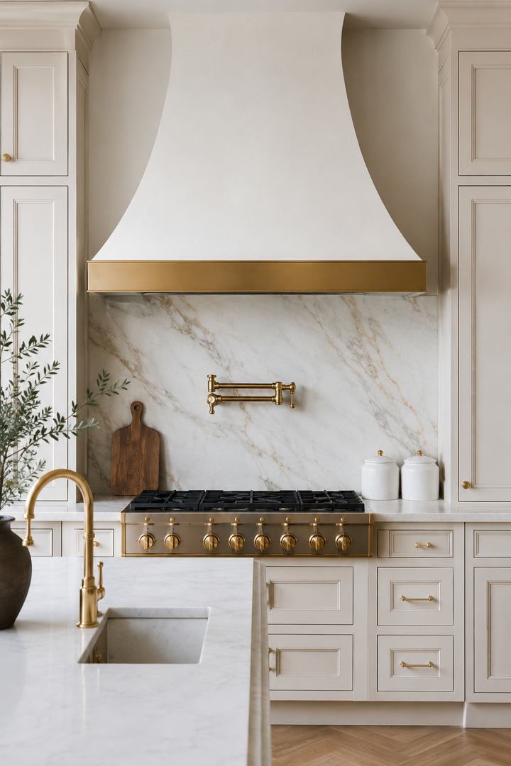 25 White Kitchen Design Ideas with Gold Accents for a Luxurious Look — inspiration 11 of 25