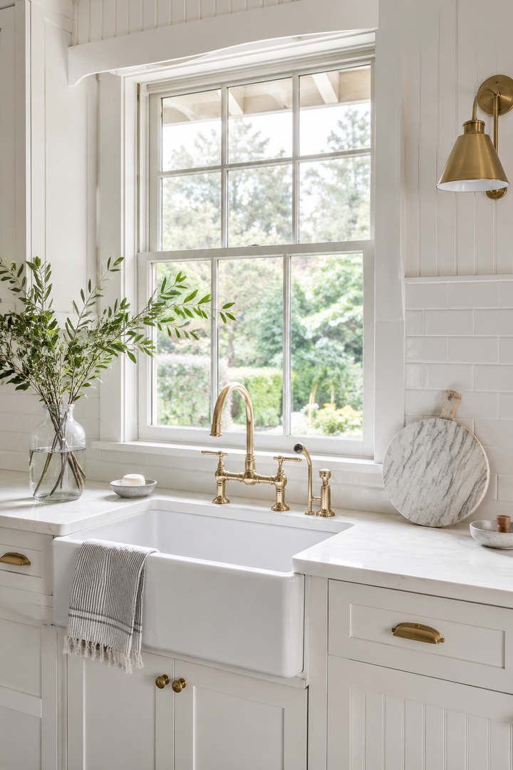 25 White Kitchen Design Ideas with Gold Accents for a Luxurious Look — inspiration 12 of 25