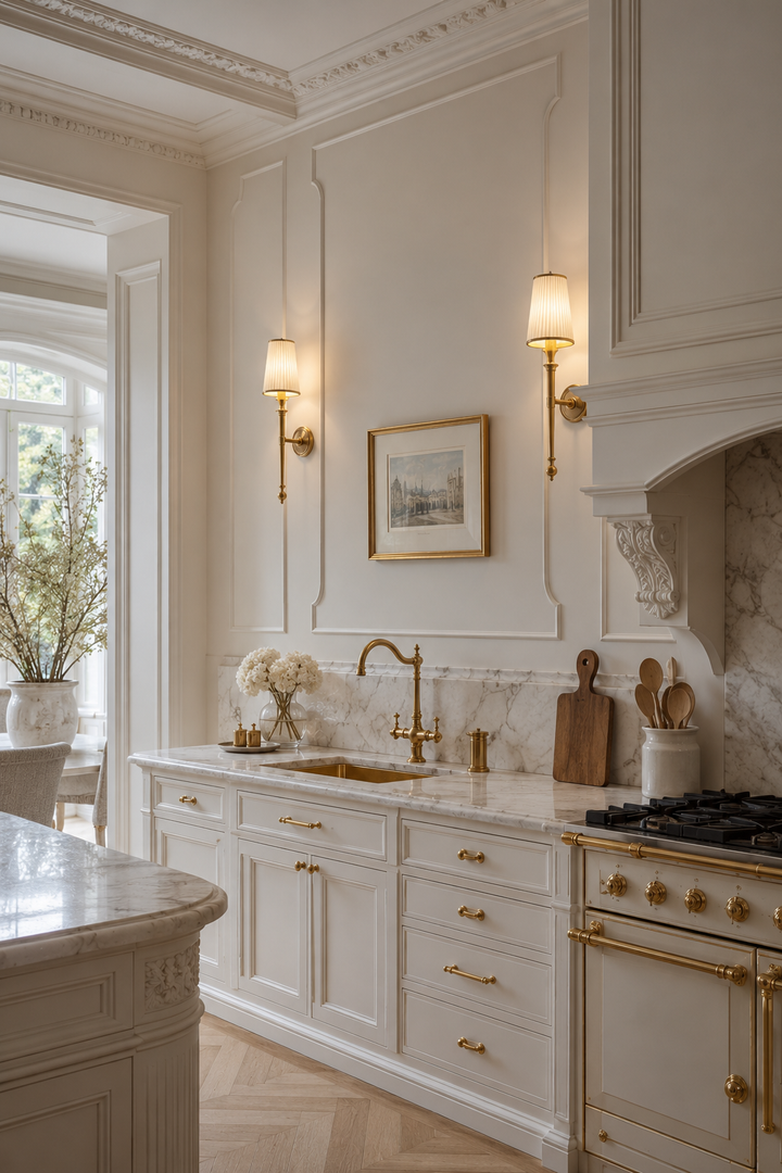 25 White Kitchen Design Ideas with Gold Accents for a Luxurious Look — inspiration 14 of 25