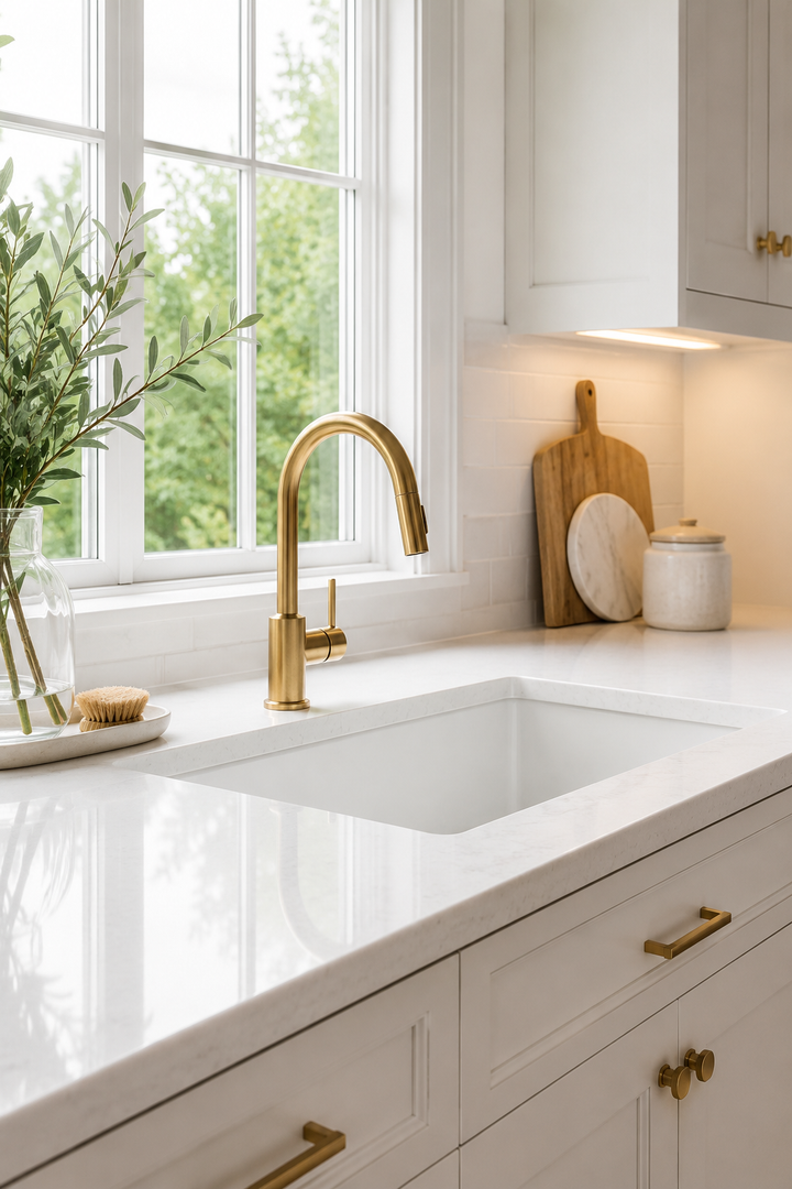 25 White Kitchen Design Ideas with Gold Accents for a Luxurious Look — inspiration 7 of 25