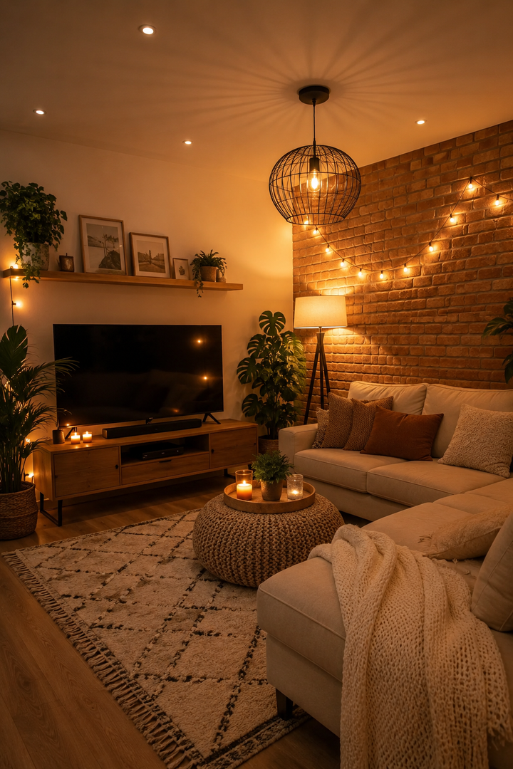 24 Warm Cozy Living Room Lighting Ideas You Will Love β inspiration 2 of 24