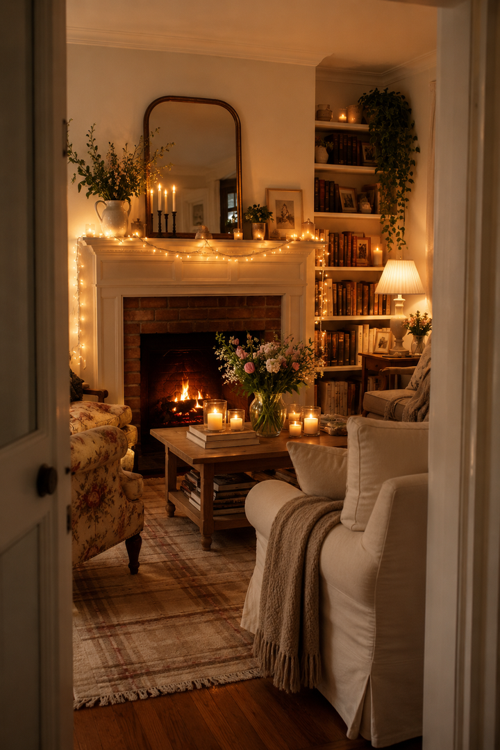 24 Warm Cozy Living Room Lighting Ideas You Will Love β inspiration 12 of 24