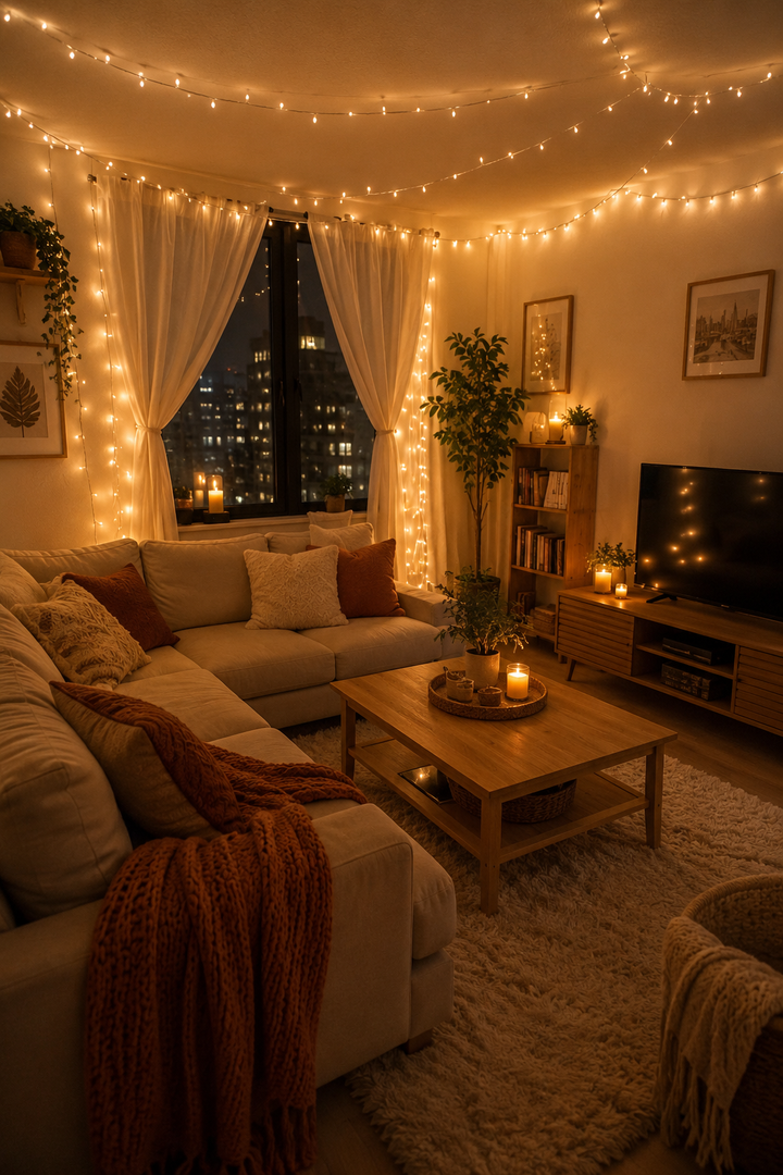 24 Warm Cozy Living Room Lighting Ideas You Will Love β inspiration 9 of 24
