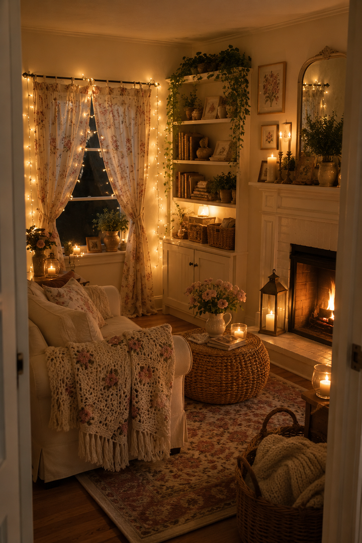 24 Warm Cozy Living Room Lighting Ideas You Will Love β inspiration 15 of 24
