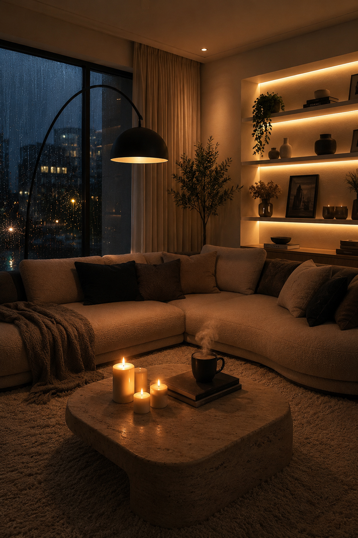 24 Warm Cozy Living Room Lighting Ideas You Will Love β inspiration 13 of 24