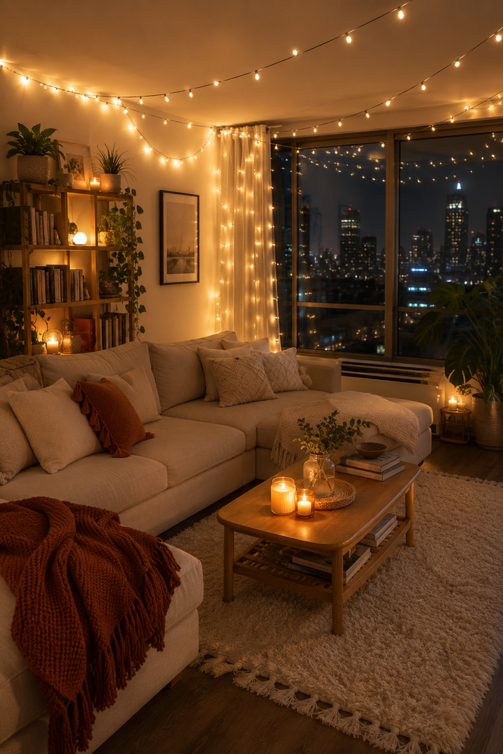 24 Warm Cozy Living Room Lighting Ideas You Will Love β inspiration 17 of 24