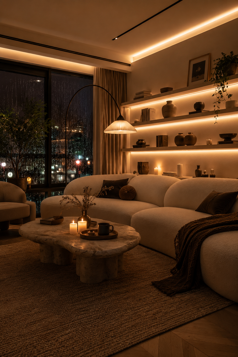 24 Warm Cozy Living Room Lighting Ideas You Will Love — inspiration 21 of 24