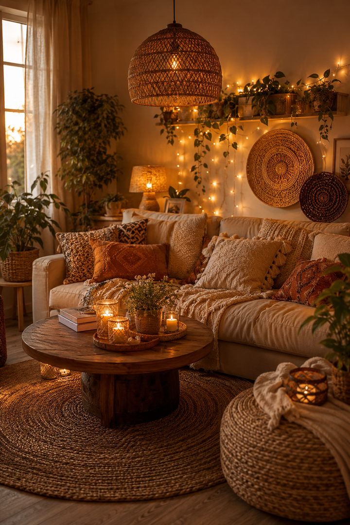 22 Beautiful Cozy Living Room Ideas with Warm Golden Lighting β inspiration 6 of 22