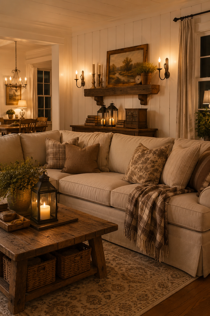 22 Beautiful Cozy Living Room Ideas with Warm Golden Lighting β inspiration 14 of 22