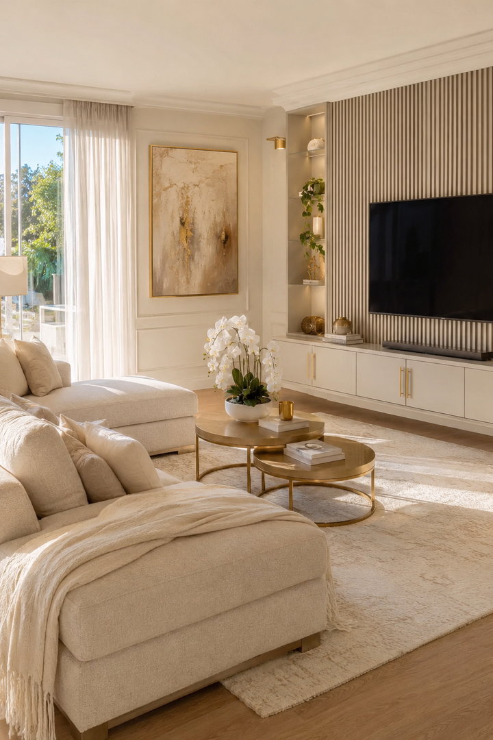 23 Cream and Gold Living Room Ideas for a Soft Luxury Look — inspiration 9 of 23
