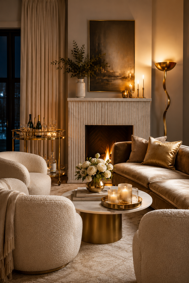 23 Cream and Gold Living Room Ideas for a Soft Luxury Look — inspiration 10 of 23