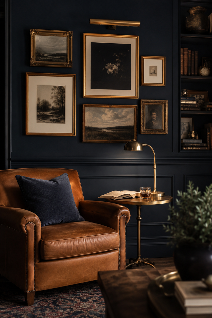 How Navy Blue & Burnished Brass Living Rooms Elevate a Home Beyond Pretty Decor — inspiration 12 of 20
