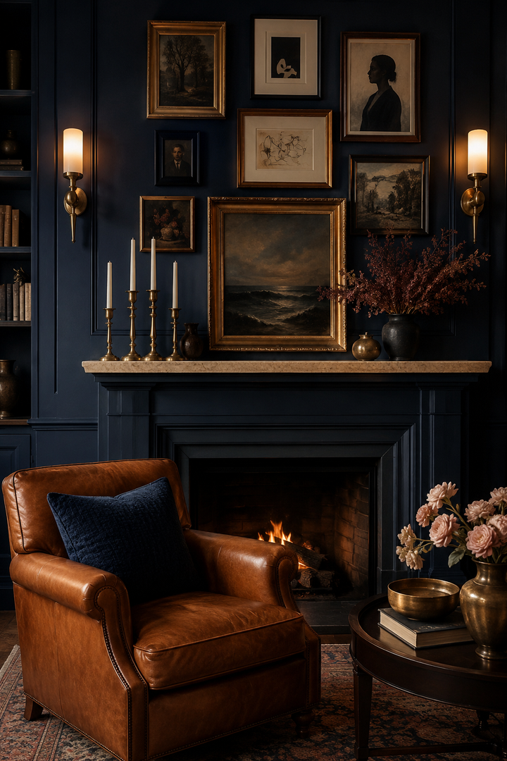 How Navy Blue & Burnished Brass Living Rooms Elevate a Home Beyond Pretty Decor — inspiration 18 of 20