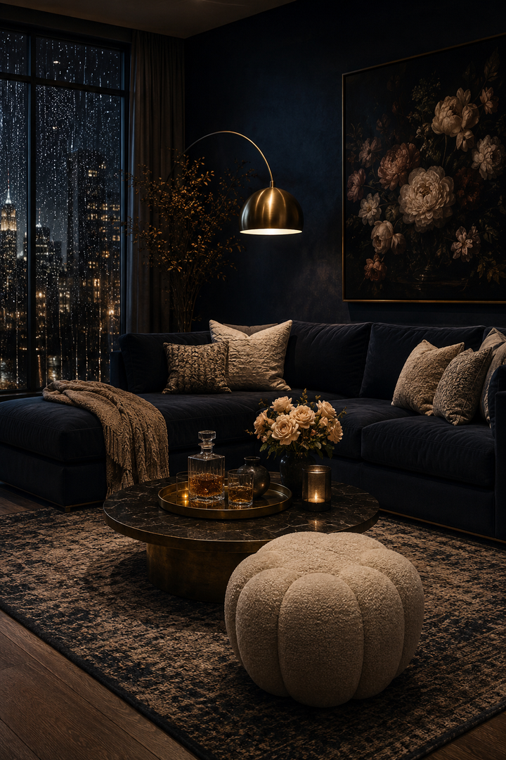 How Navy Blue & Burnished Brass Living Rooms Elevate a Home Beyond Pretty Decor — inspiration 20 of 20