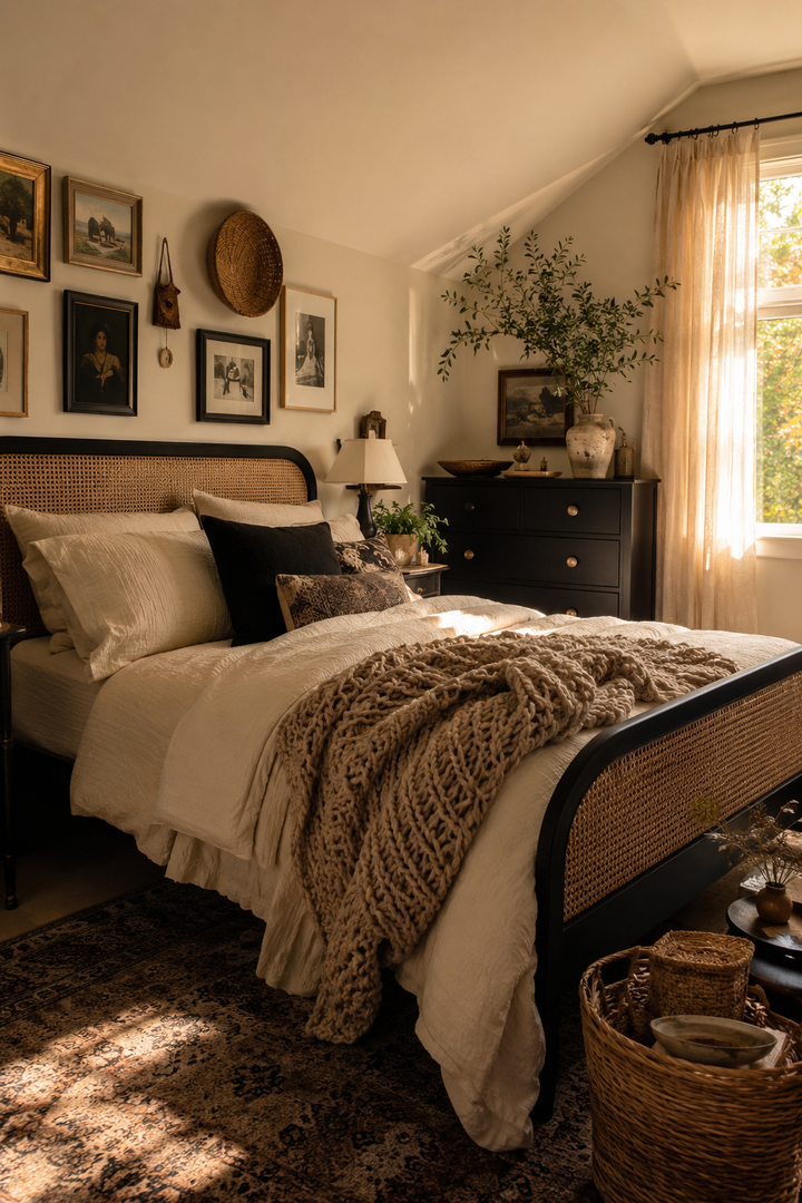 How to Style Black & Cream Bedroom So the Room Feels Collected, Not Copied β inspiration 8 of 13