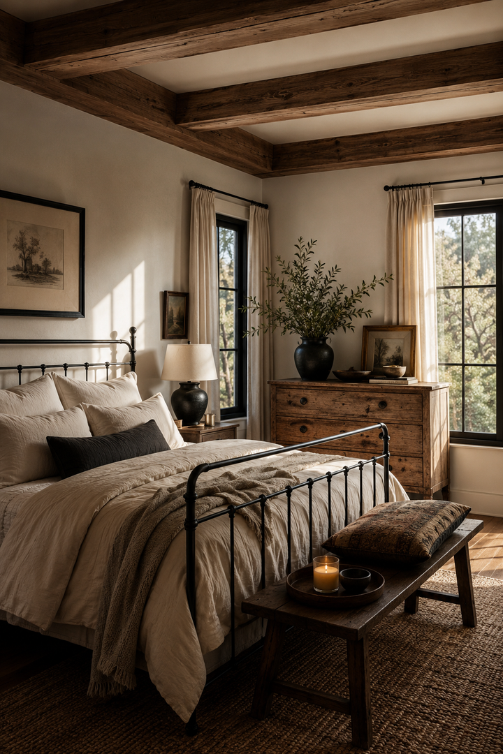 How to Style Black & Cream Bedroom So the Room Feels Collected, Not Copied β inspiration 12 of 13