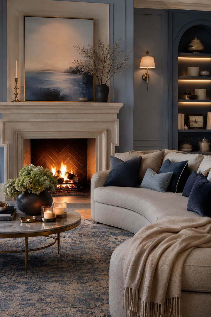Blue and Beige Living Rooms for the Woman Who Is Ready for a Space That Finally Feels Intentional β inspiration 8 of 16