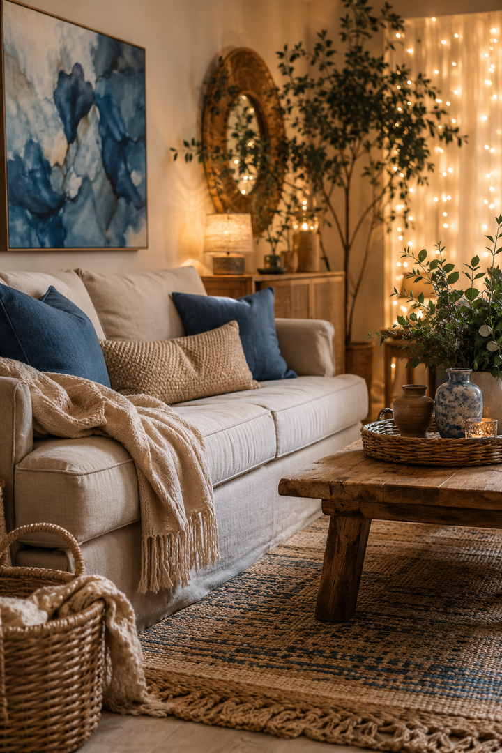 Blue and Beige Living Rooms for the Woman Who Is Ready for a Space That Finally Feels Intentional β inspiration 5 of 16