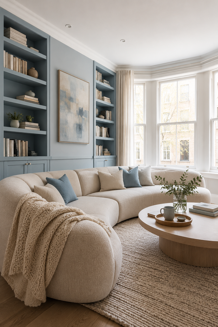 Blue and Beige Living Rooms for the Woman Who Is Ready for a Space That Finally Feels Intentional β inspiration 10 of 16