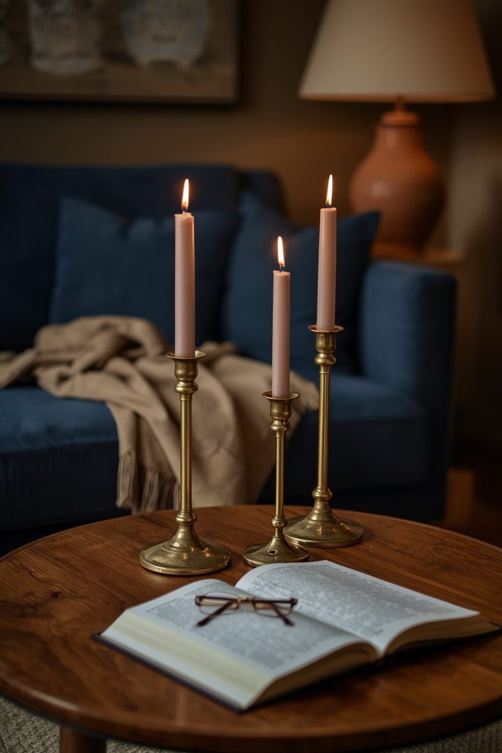 Navy Blue & Burnished Brass Living Rooms Ideas for the Woman Who Wants Every Corner to Look Consi… — inspiration 8 of 17