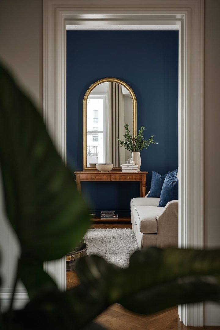 Navy Blue & Burnished Brass Living Rooms Ideas for the Woman Who Wants Every Corner to Look Consi… — inspiration 4 of 17