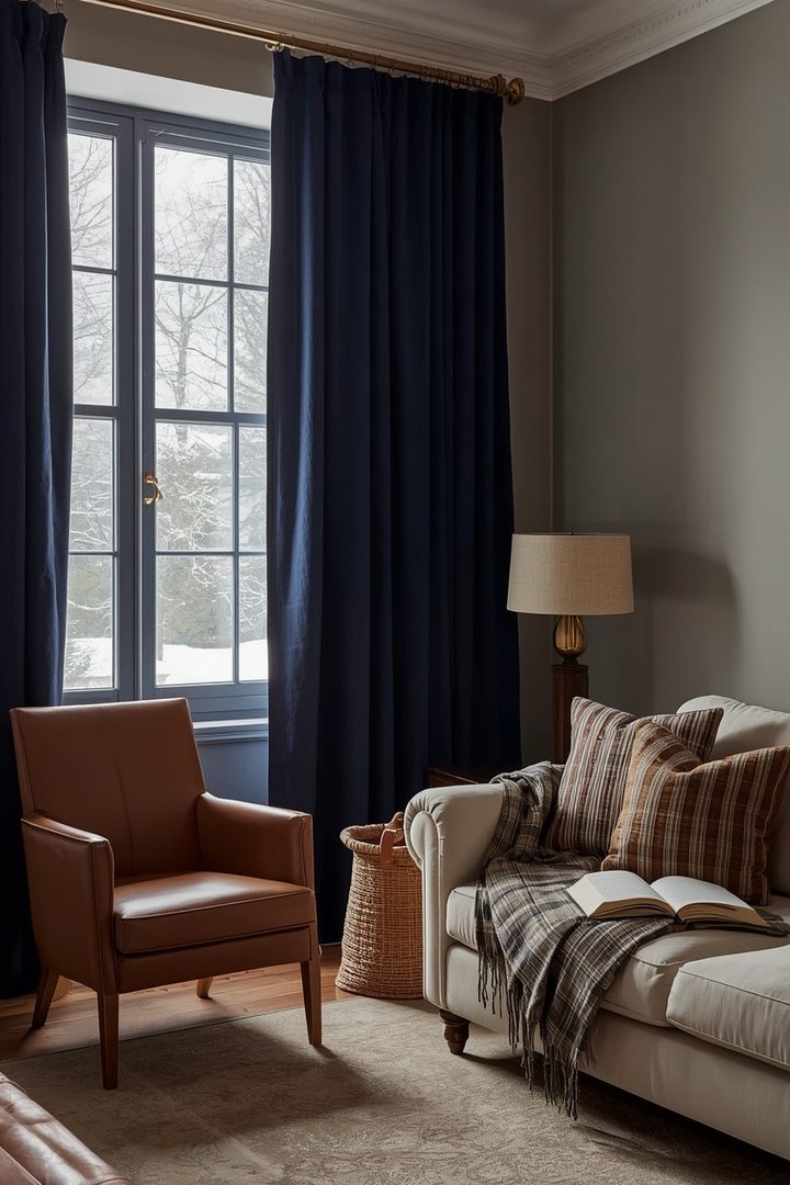 Navy Blue & Burnished Brass Living Rooms Ideas for the Woman Who Wants Every Corner to Look Consi… — inspiration 7 of 17