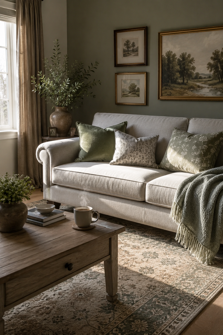 How to Make Gray and Green Living Rooms Feel Personal, Polished, and Easy to Live With β inspiration 1 of 15