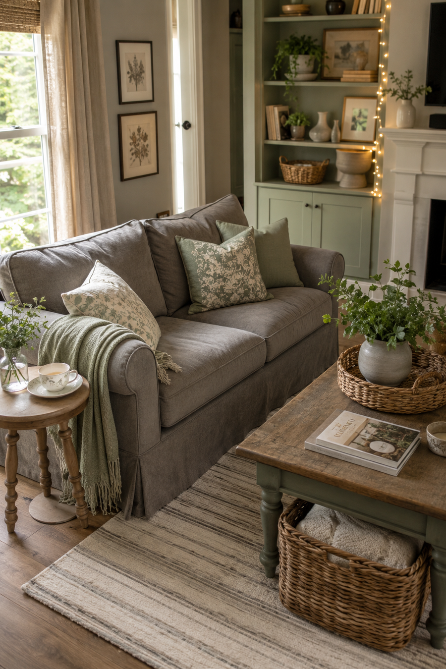 How to Make Gray and Green Living Rooms Feel Personal, Polished, and Easy to Live With — inspiration 6 of 15