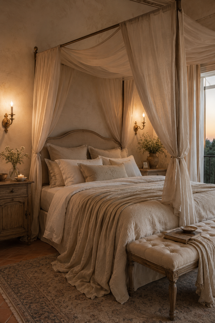 Warm Neutral Bedroom Ideas with Soft Linen and Calm Lighting β inspiration 18 of 19