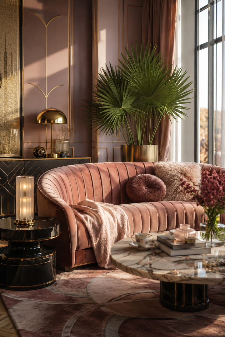 24 Pink Living Room Design Ideas for Women Who Love a Soft and Stylish Home β inspiration 9 of 24