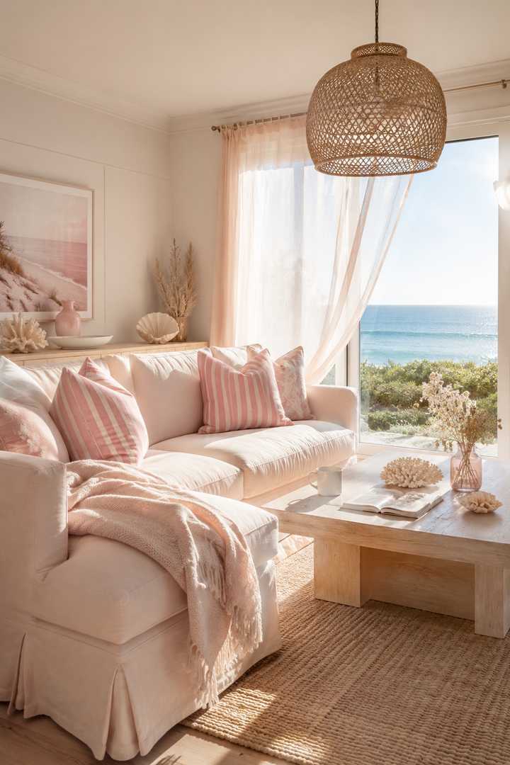 24 Pink Living Room Design Ideas for Women Who Love a Soft and Stylish Home β inspiration 10 of 24
