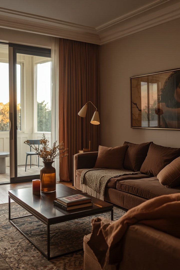 How Brown and Gold Living Rooms Create a Confident Home for Women — inspiration 15 of 15