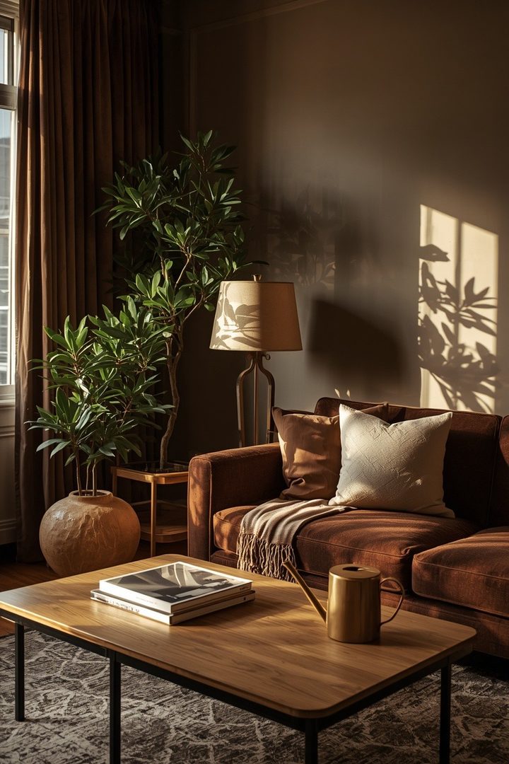 How Brown and Gold Living Rooms Create a Confident Home for Women — inspiration 13 of 15
