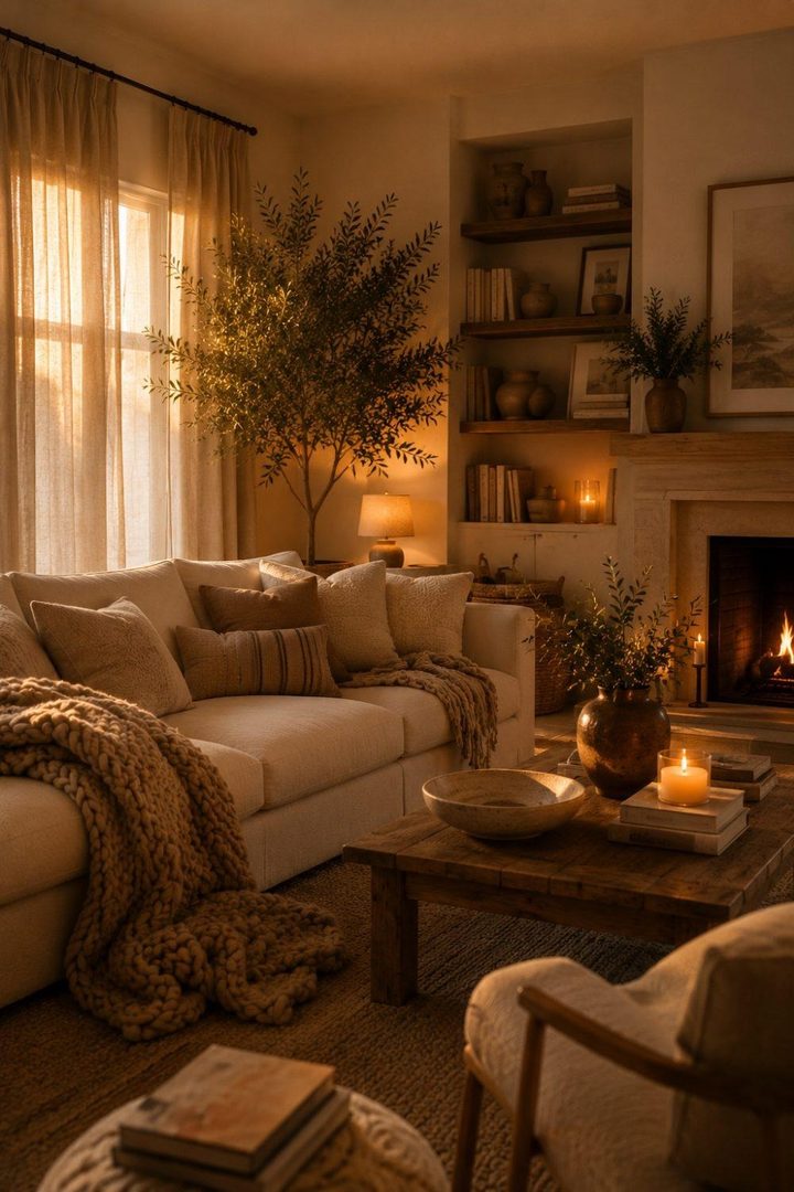 Warmly Styled 76 Cozy Living Room Design Ideas — inspiration 15 of 76