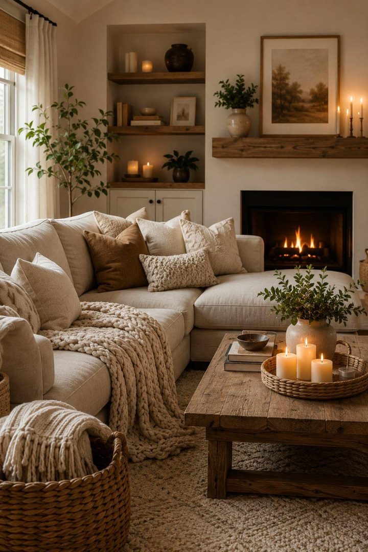 Warmly Styled 76 Cozy Living Room Design Ideas — inspiration 7 of 76