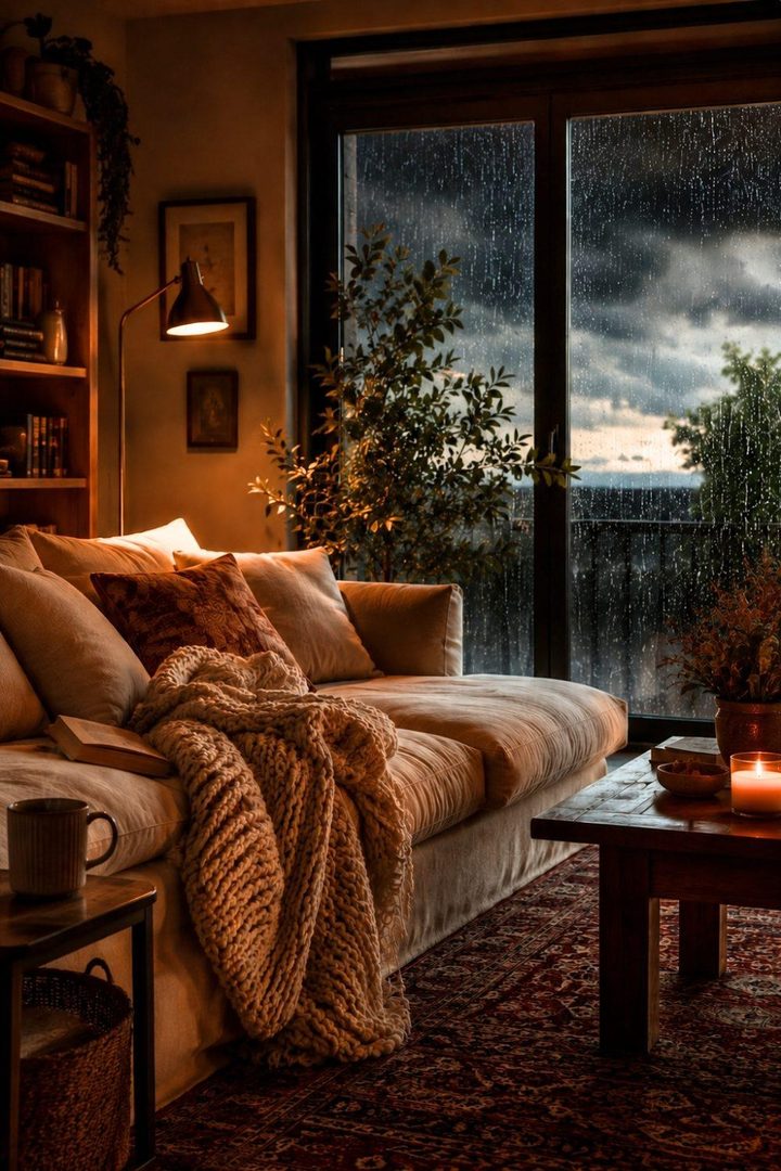 Warmly Styled 76 Cozy Living Room Design Ideas — inspiration 40 of 76