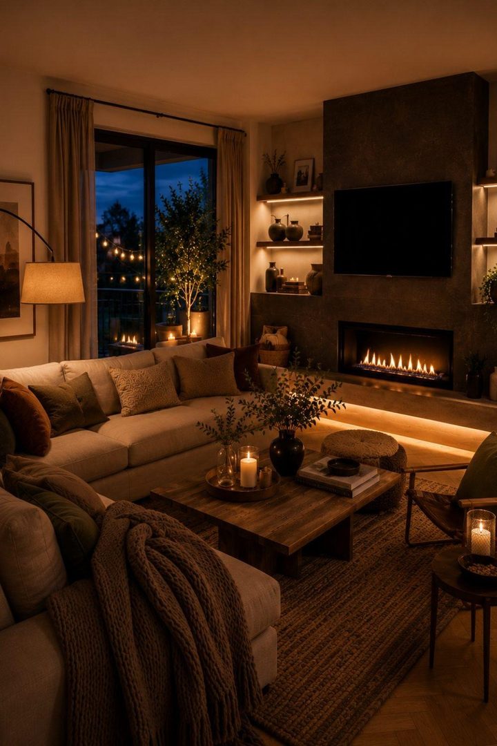 Warmly Styled 76 Cozy Living Room Design Ideas — inspiration 66 of 76