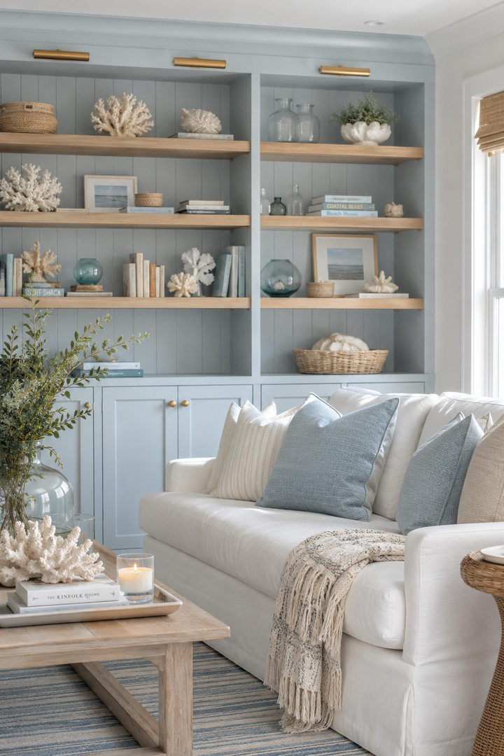 23 Built-In Shelf Living Room Ideas with Cozy Styled Details — inspiration 7 of 23