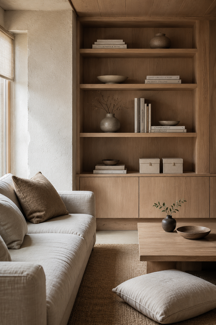 23 Built-In Shelf Living Room Ideas with Cozy Styled Details — inspiration 12 of 23